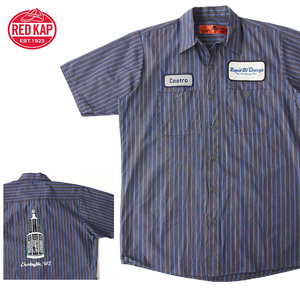 US Import Red Kap Workshirt/Back Print/Chokst Lipe/Corporate Emelcodery m