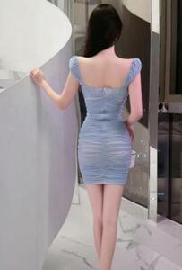 b1211 One-piece lady's * 20 fee 30 fee 40 fee sexy ultimate beautiful goods * comfortable eminent blue 