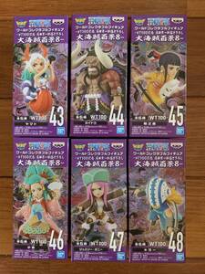 ワンピース ワールドコレクタブルフィギュア WT100記念 尾田栄一郎描き下ろし 大海賊百景8 6種セット