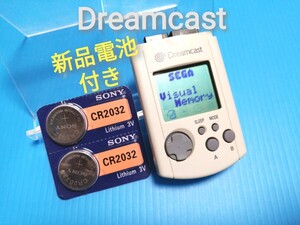 SEGA ドリームキャスト ビジュアルメモリ 新品電池付き HKT-7000 フルメンテナンス品