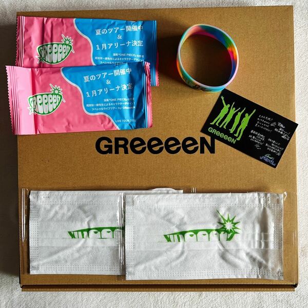 GReeeeN GReeeeNと不思議な大脱走 2022 LIVE VIP席限定特典 HIDE サイン入りバンド メッセージカード