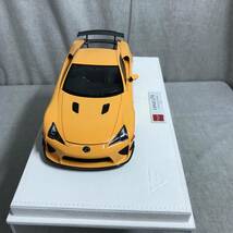 ジャンク品　EIDOLON 1/18 Lexus LFA Nurburgring Package 2012 オレンジ 完成品 EML044A_画像4