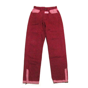 Vintage PINK HOUSE Vintage Pink House silver chewing gum check switch pants 132083-q