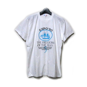 Vintage EXPO'90　ヴィンテージ エキスポ90　「M」 大阪花の万博Tシャツ 132196-q