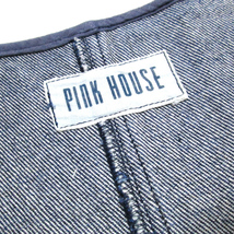 Vintage PINK HOUSE ヴィンテージ ピンクハウス デニムロングジャンパースカート 128377_画像4