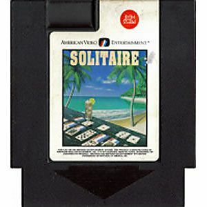 ★送料無料★北米版 ファミコン Solitaire NES トランプ ゲーム