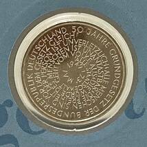 ☆NUMISBLATT　1/99　ドイツ　記念銀貨？　硬貨　10マルク　記念切手シート　50Jahre　1949-1999_画像2