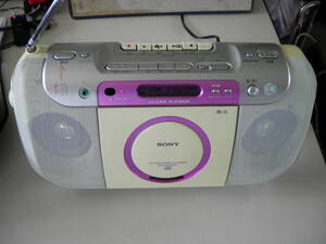 CDラジオカセットレコーダ SONY CFD-E100TV 中古