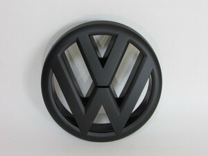 VW フォルクスワーゲン ゴルフ6 フロントエンブレム マットブラック 艶消し MK6 GTI R20 135mm