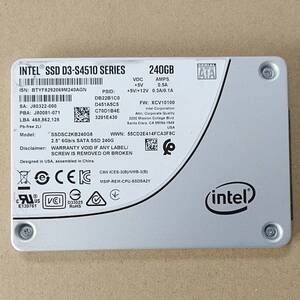 【良品】【2個セット】Intel SSD D3-S4510 SERIES 240GB