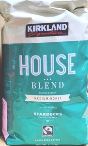 スターバックス コストコ カークランド KIRKLAND ロースト ハウスブレンド ダークロースト ブレンド コーヒー 豆