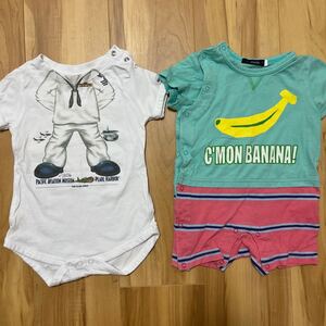 ベビー カバーオール ショートオール ロンパース 半袖ロンパース just ADD A KID 12M 80