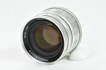 ★外観美品★Voigtlander フォクトレンダー NOKTON ノクトン 50mm F1.5 Aspherical シルバー Lマウント♪/h06_画像2