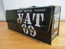 ◆VAT69 カセットテープ収納ケース◆昭和レトロ スコッチウイスキー 約28.5×7.5×H11.5㎝ FINEST SCOTCH WHISKY ヴィンテージ♪H-C-120720_画像3