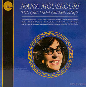 [LP] '62米Orig / Nana Mouskouri / The Girl From Greece Sings / Fontana / MGF 27504 /