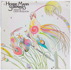 [LP] '76米Orig / Herbie Mann Featuring Cissy Houston / Surprises / Atlantic / SD 1682 / Soul-Jazz / 両面マトA
