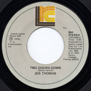 [7] '78米Orig / Joe Thomas / Two Doors Down / Lester Radio Corporation / 904 / Disco / 2