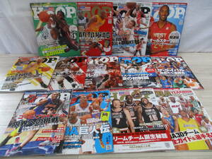 NBA magazine HOOP 2011 year 1~12 month number +[NBA YEAR BOOK] 13 pcs. set ko- Be etc. day text . company [ appendix attaching ]