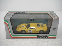 ■ BOX MODELボックス モデル『1/43 Ford GT 40 #32 フォード レーシングミニカー』_画像7