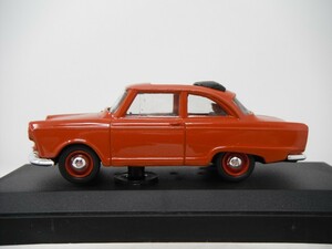 ■ VITTESSEビテス 1/43 DKW JUNIOR 1959 OPEN SUNROOF 赤茶色 ミニカー　希少モデル