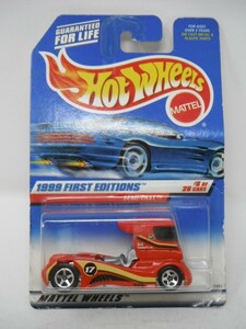 ■ HOTWHEELSホットウィール『1999 FIRST EDITION 1/64 SEMI-FAST セミファストダイキャストミニカー』トレーラーヘッド