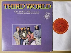 試聴 LPやUSA盤12より長尺 Stevie Wonder作 哀愁 レゲエ ディスコ Third World Try Jah Love ダンクラ 45RPM カナダ盤