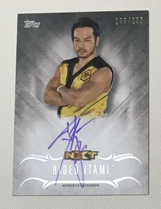 WWE NXT KENTA 直筆サインカード 新日本プロレス NOAH ノア イタミヒデオ