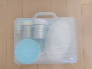アウトドア用 プラスチック製食器セット
