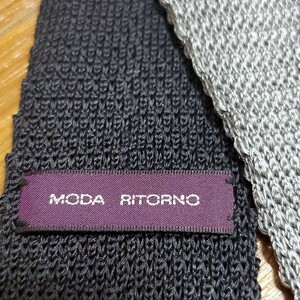 【未使用品】MODA RITORNO　ニットタイ　ネクタイ