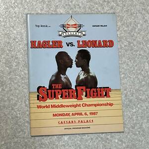 1987 super faito Leonard vs - gla- официальный место проведения program проспект 