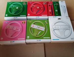 Wii 周辺機器セット　（ハンドル・ヌンチャク・Wii リモコンプラス）クラブニンテンドー