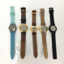 □ジャンク品□時計20本まとめ売り②NIXON X-girl CASIO CITIZEN swatch DW Silly Good SKAGEN ALLY DENOVO 複数落札同梱OK B220701-303_画像6