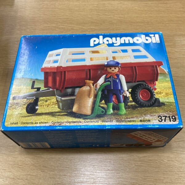 プレイモービル　3719 playmobil 未開封品　プレモ 廃盤 農夫　トラクター