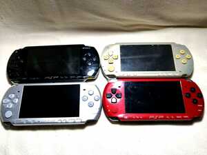 【1円】PSP PSP本体 プレイステーションポータブル SONY ソニー PSP-3000 PSP-1000 4台 本体 まとめ 大量 送料無料 ジャンク 現状品