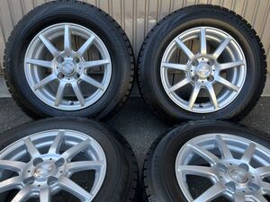 アルミホイール & ブリヂストン ブリザック VRX 175/70R14 4本セット 18年製 バリ溝 アクア ヤリス ヴィッツ シエンタ ポルテ 等