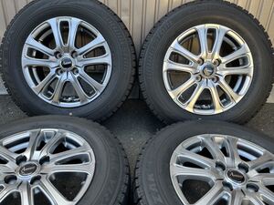 アルミホイール & ブリヂストン ブリザック VRX 175/70R14 4本セット 19年製 バリ溝 フィット キューブ 等