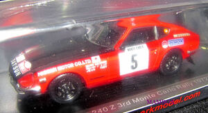 【SALE】SP☆1/43 S6280 ダットサン Datsun 240 Z No.5 3rd Monte Carlo Rally 1972R. Aaltonen - J. Todt