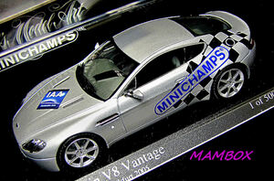 【フリマ】PM☆1/43 403137423 アストンマーチン V8 Vantage Frankfurt Car Snow IAA 2005 Silver