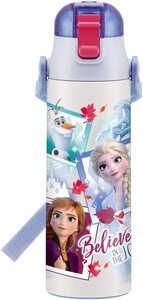 新品 スケーター スポーツボトル 直飲み 水筒 アナと雪の女王2 ディズニー 580ml 大容量 超軽量 ワンプッシュ ステンレス アナ雪