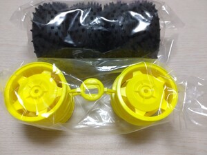 タミヤ 1/10 オフロードバギータイヤ ホイールセット