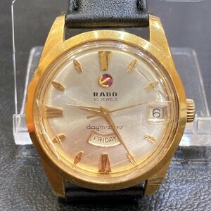 RADO ラドー DAYMASTER デイマスター デイデイト 30石 自動巻き ゴールドカラー 金色 腕時計 isABD1