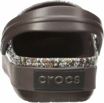 ☆100円★未使用新品★Crocs Crocband C K Clog Espresso★クロックス クロックバンド ケーブルニットクロッグ エスプレッソ/203609-206-25_画像4