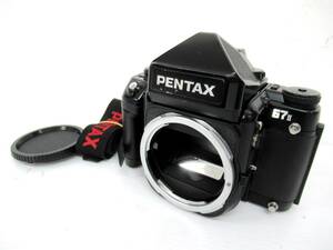 【PENTAX/ペンタックス】午④50//PENTAX 67ⅱ ボディ/プリズムファインダー/防湿庫保管/美品