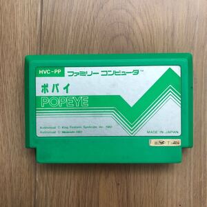ポパイ ファミコンソフト ファミリーコンピュータ