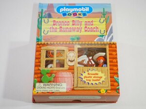 ☆A5870☆未開封★playmobil BOOKS プレイモービル ブック Bronco Billy and the Runaway Coach