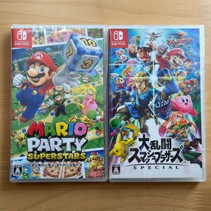 新品未開封 マリオパーティ スーパースターズ 大乱闘スマッシュブラザーズ Switch