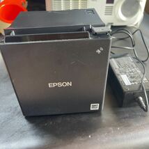 「C377」EPSON エプソン レシートプリンター ブラック　TM-m30 Model Ｍ335Ｂ Bluetooth_画像2
