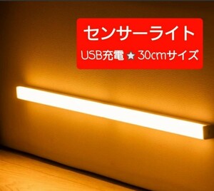 最新♪LEDライト１本センサーライトLED　人感　USB充電　モーションセンサー