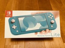 【送料無料 1年保証付】Nintendo Switch liteニンテンドースイッチライト 本体 ターコイズ 新品未開封【翌日即発送】_画像1