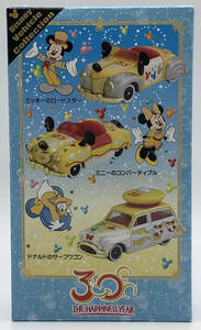 【中古】開封 タカラトミー ディズニーリゾート 30周年記念 Disney Vehicle Collection 3台セット [240017341250]